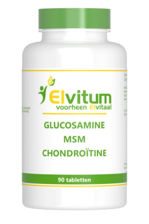 Glucosamine MSM chondroitine van Elvitaal : 90 tabletten