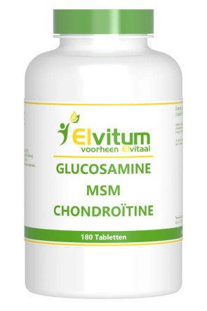 Glucosamine MSM chondroitine van Elvitaal : 180 tabletten