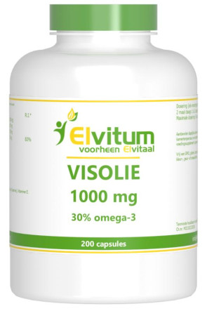 Visolie omega 3 30% van Elvitaal : 200 capsules