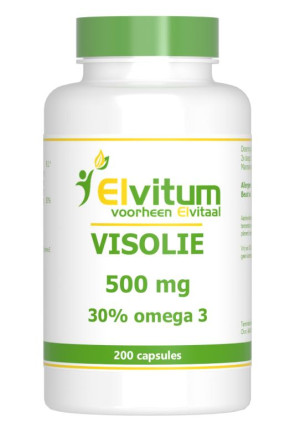 Visolie 500 mg omega 3 30% van Elvitaal : 200 capsules