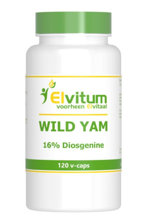 Wild Yam 100 mg 16% diosgenine van Elvitaal : 120 vcaps