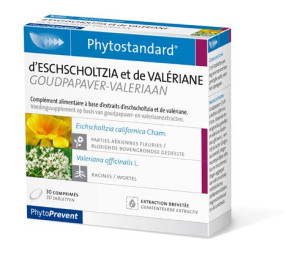 Pileje Goudpapaver - Valeriaan : 30 tabletten