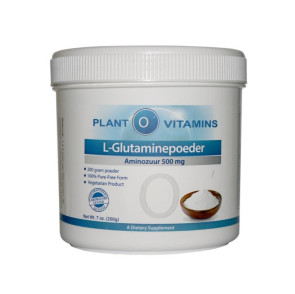 L-Glutamine Poeder 450gr van Plant O'Vitamins