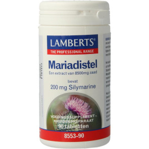 Mariadistel (200 mg silymarin, milk thistle) van Lamberts