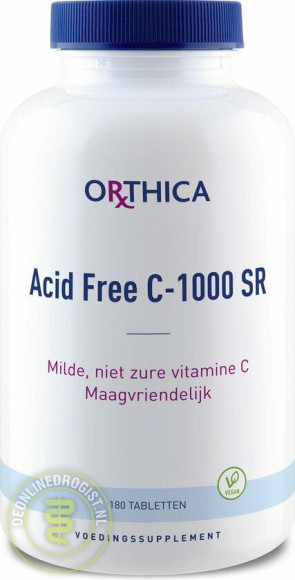 Vitamine C 1000 SR acidfree van Orthica : 180 tabletten