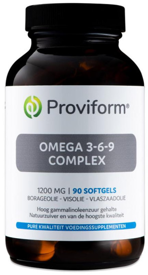 Omega 3-6-9 complex 1200 mg van Proviform : 90 softgels