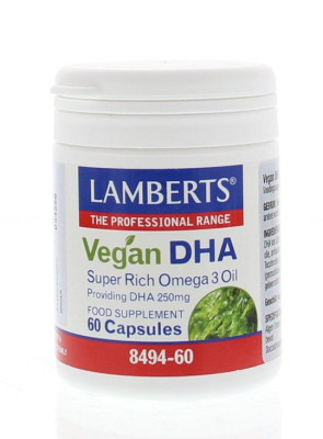 Vegan DHA 250 mg van Lamberts : 60 capsules