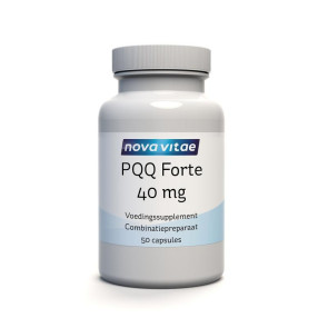 PQQ Forte 40 mg van Nova Vitae : 50 capsules