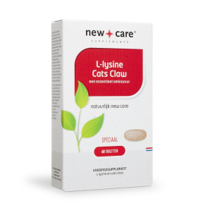 L Lysine + cat's claw van New Care : 60 tabletten