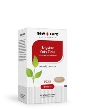 L-Lysine + cats claw van New Care : 120 tabletten