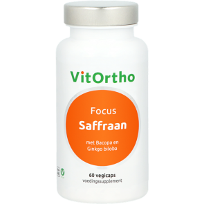 Saffraan Focus van VithOrtho: 60 Vegicaps