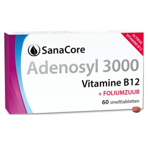 SanaCore Adenosyl 3000 Vitamine B12 met Foliumzuur