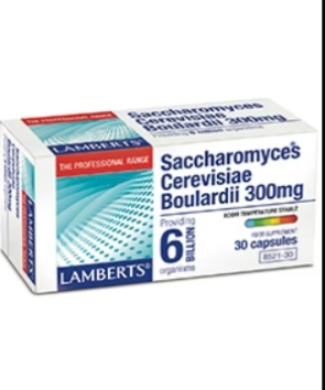 Saccharomyces boulardii van Lamberts : 30 capsules