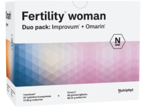Fertility woman duo 2 x 60 capsules van Nutriphyt : 120 capsules
