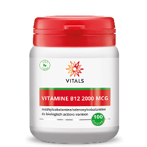 Vitamine B12 2000 mcg 100 zuigtabletten van Vitals