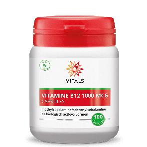 Vitamine B12 1000 Capsules Vitals 100
