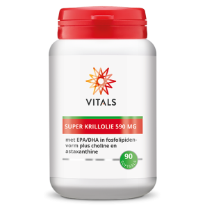 Super Krillolie 590 mg 90 softgels van Vitals