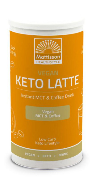 Vegan Keto Latte Instant MCT & Coffee drink van Mattisson