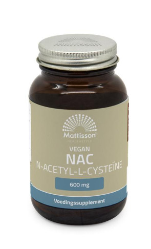 Vegan N-Acetyl-L-Cysteïne (NAC) 600mg van Mattisson