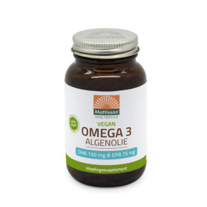 Vegan Omega-3 Algenolie - DHA 150mg & EPA 75mg - 60 capsules