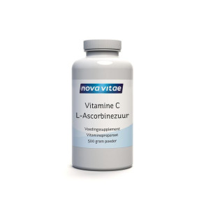 Vitamine C ascorbinezuur van Nova Vitae : 500 gram