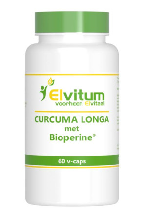 Curcuma longa Bioperine van Elvitaal : 60 vcaps