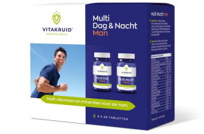 Multi dag & nacht man 2 X 30 stuks van Vitakruid : 60 tabletten