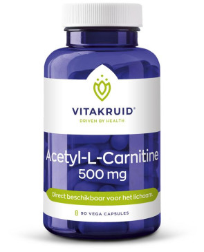 Acetyl-L-Carnitine 500mg van Vitakruid