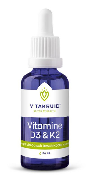 Vitamine D3 & K2 van Vitakruid : 30 ml