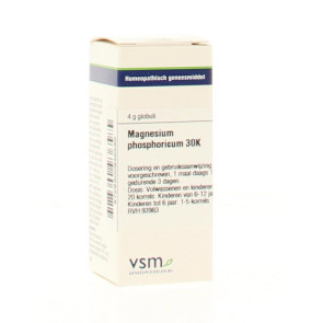 Magnesium phosphoricum 30K van VSM : 4 gram