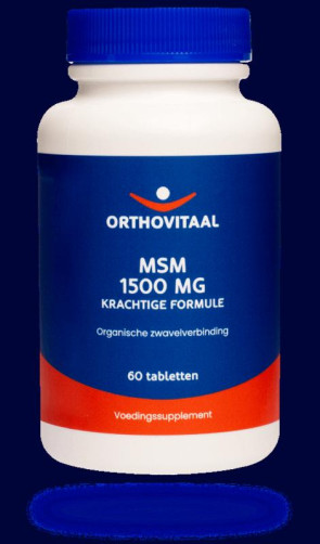 MSM 1500 mg van Orthovitaal : 60 tabletten