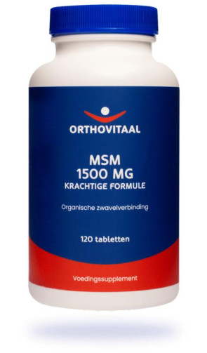 MSM 1500 mg van Orthovitaal : 120 tabletten