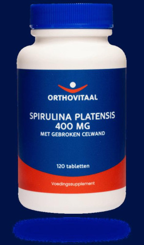 Spirulina platensis 400 mg van Orthovitaal : 120 tabletten