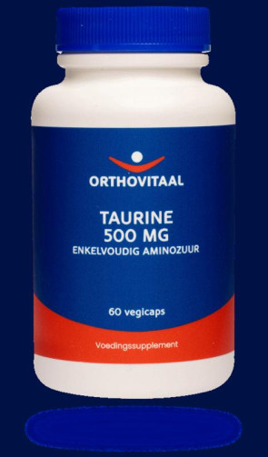 Taurine 500 mg van Orthovitaal : 60 vcaps