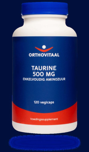 Taurine 500 mg van Orthovitaal : 120 vcaps