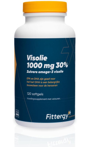 Visolie 1000 mg 30% van Fittergy (120 softgels)