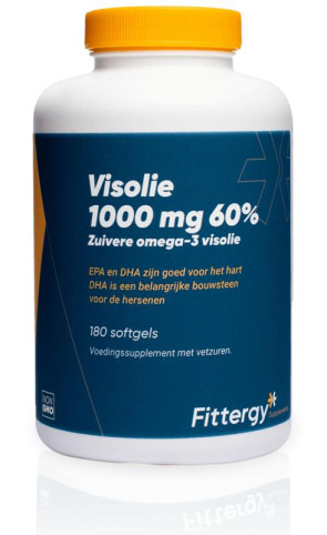 Visolie 1000 mg 60% van Fittergy (180 softgels)