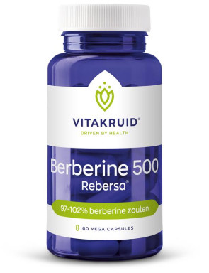 Berberine 500 Rebersa 97-102% berberine zouten van Vitakruid : 60 vcaps