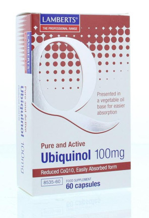 Ubiquinol (Q10) 100 mg van Lamberts (60caps)