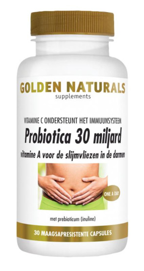Probiotica strong 30 miljard van Golden Naturals (30 vcaps)