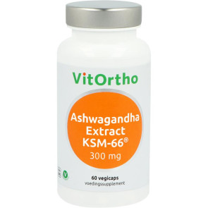 Ashwagandha extract 300 mg KSM-66 van Vitortho 