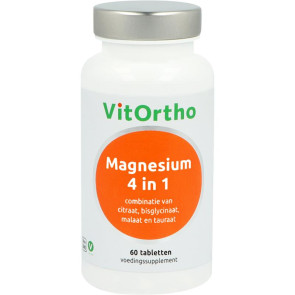 Magnesium 4 in 1 van Vitortho : 60 tabletten