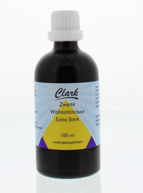 Zwarte walnoottinctuur extra sterk van Clark (100 ml)