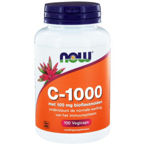 Vitamine C 1000 mg bioflavonoiden van NOW : 100 capsules