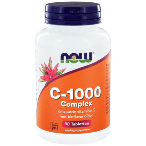 Vitamine C 1000 mg complex van NOW : 90 tabletten