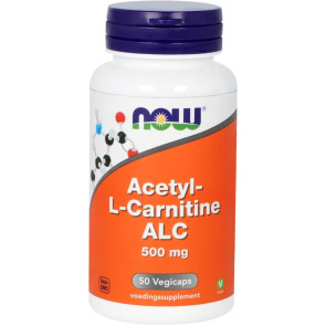 Acetyl L carnitine 500 mg van NOW : 50 capsules