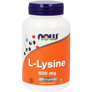 L-Lysine 500 mg van NOW : 100 capsules