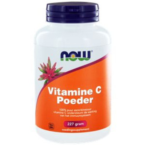 Vitamine C poeder ascorbinezuur van NOW : 227 gram