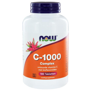 Vitamine C 1000 mg complex van NOW : 180 tabletten