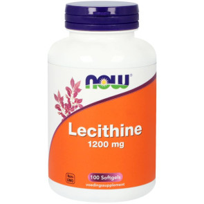 Lecithine 1200 mg van NOW : 100 softgels